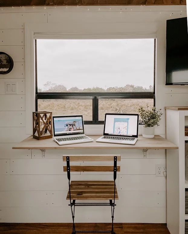 DIY Folding Desk For Small Spaces